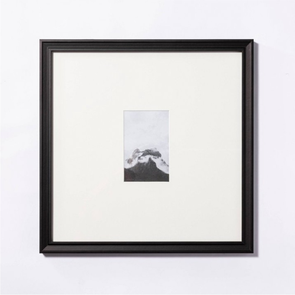 Threshold x Studio McGee 16.26" x 16.26" Matted to 4"x6" Gallery Frame NEW
